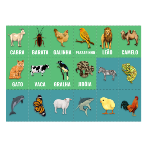 baralho rima dos animais
