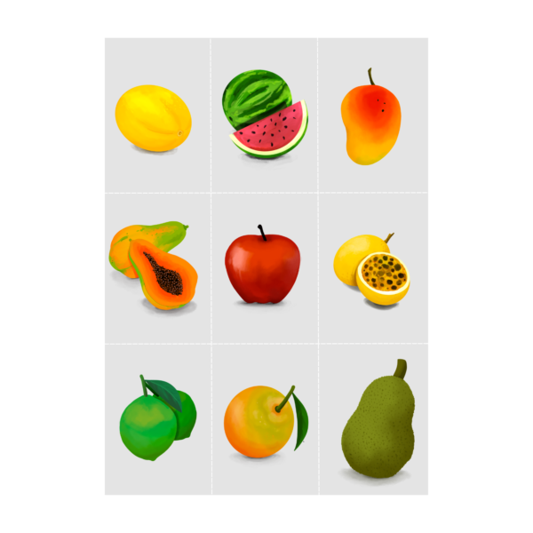 Cartas das Frutas