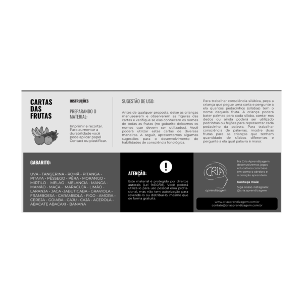 Cartas das Frutas - Image 6